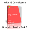 Picture of Microsoft SQL Server 2014 Enterprise SP3 w. 32 Core License, unlimited User CALs