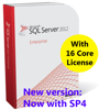 Picture of Microsoft SQL Server 2012 Enterprise with SP4. New Complete with 16 Core License