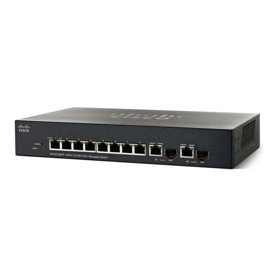 Picture of SF302-08PP - Cisco Small Business 300 Series Managed Switches