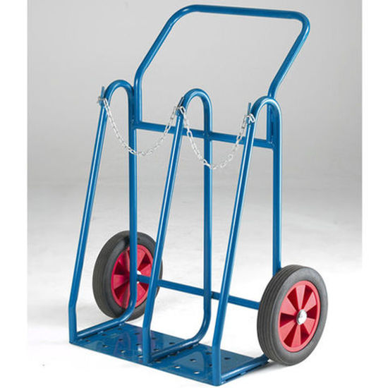 Picture of Hellog Oxygen and Acetylene cylinder trolley