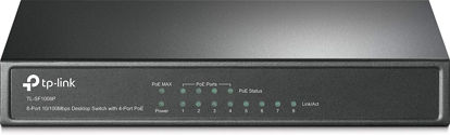 Picture of TP-Link 8 Port PoE Switch | Fast Ethernet Unmanaged | 4 PoE Port 57W | 802.3af Compliant