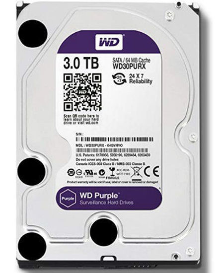 Picture of WD Purple 3TB Surveillance Hard Disk Drive