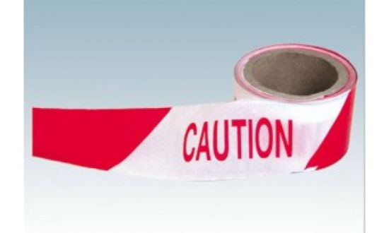 Picture of Red and white Caution Tape