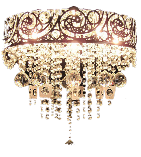 Picture of Ceiling Chandelier Gold Light
