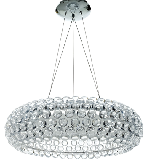 Picture of Ceiling Mount Crystal Chandelier With Pendent