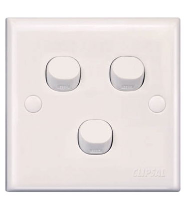 Picture of 3 Gang Clipsal Switch