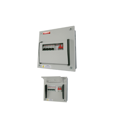 Picture of 6Way 63A PowerTec Single Phase Consumer Units DB C/W MCB
